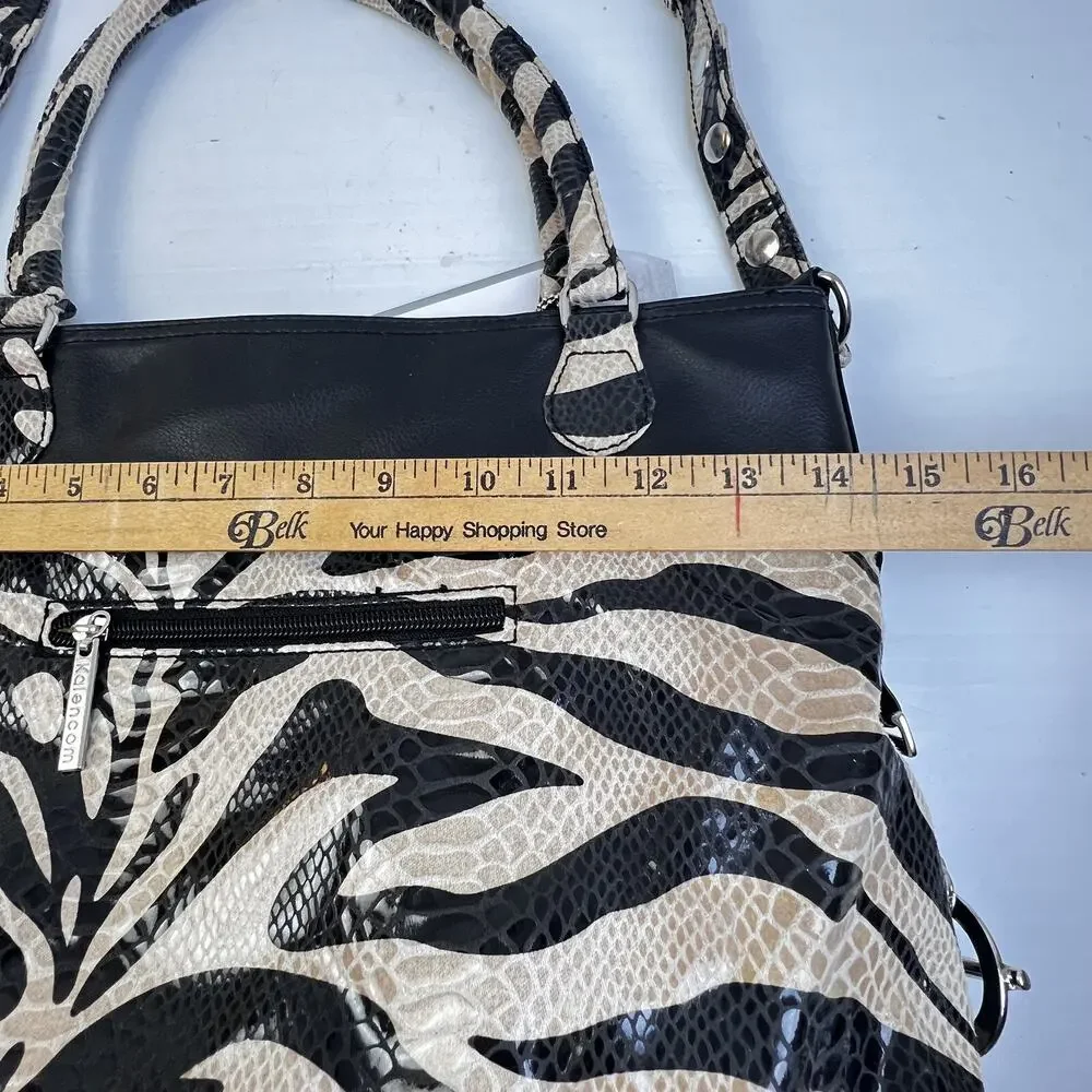 BKalencom New Orleans Diaper Bag Zebra Thinsulate Bottle Holder Changing Pad